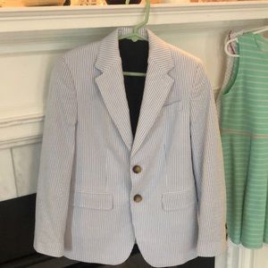 Boys Vineyard Vines Seersucker Blazer. Size 8.